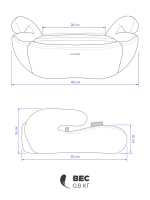 Автокресло RANT 1034 "MICRO" (гр.3/22-36кг) (Beige)