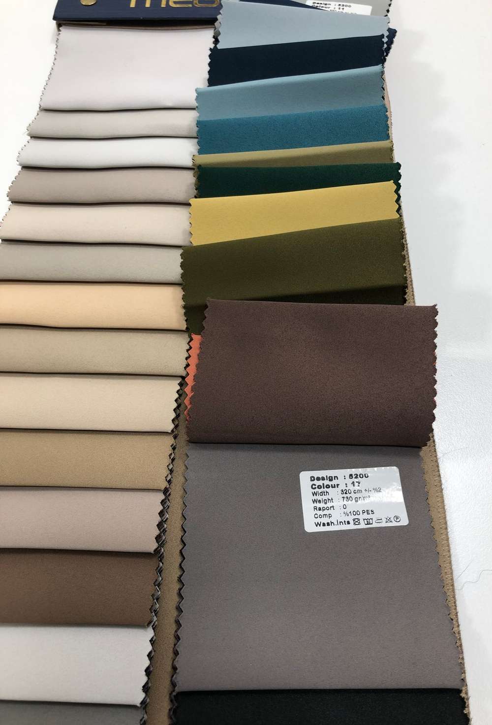Портьерная ткань двусторонний dimout Megara арт. 5200 (высота 320 см, Турция)