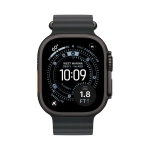 Умные часы Apple Watch Ultra 3 (2025) GPS+Cellular 49mm, Black Titanium ремешок "Black Ocean Band" один размер 130-200 mm (MF0J4)