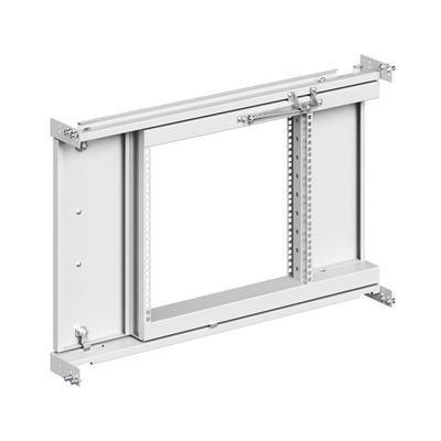 Рама поворотная частичная, центрированная 6U для 19" оборудования для корпусов CQE & CQE N, ВхШ 400х1000 мм