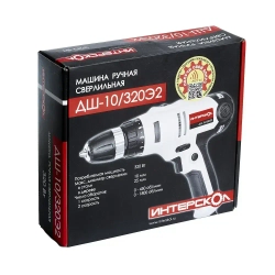 Сетевая дрель-шуруповерт ИНТЕРСКОЛ ДШ-10/320Э2, 220.1.1.00