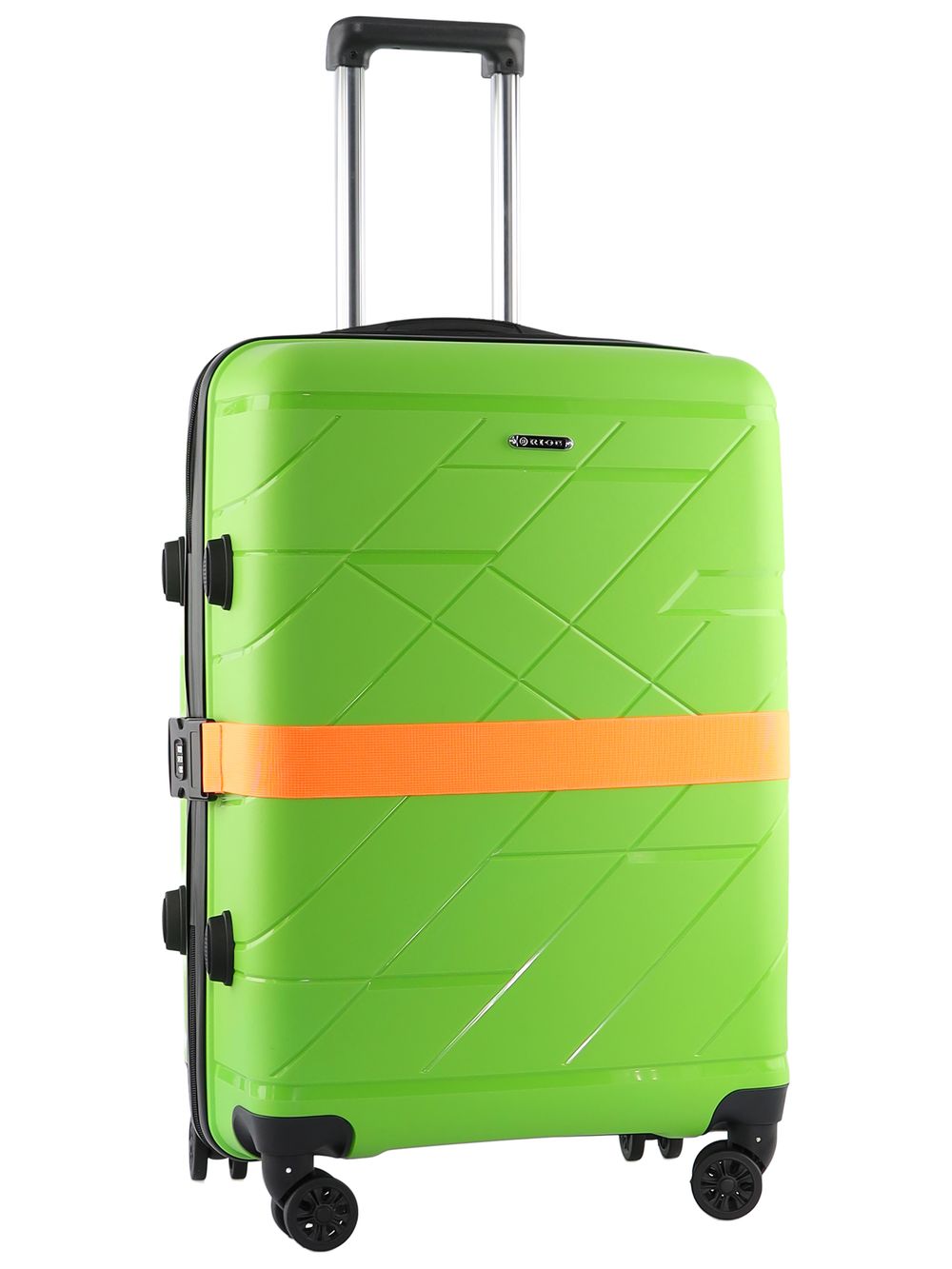 Чемодан 463 / С ремнем / Полипропилен