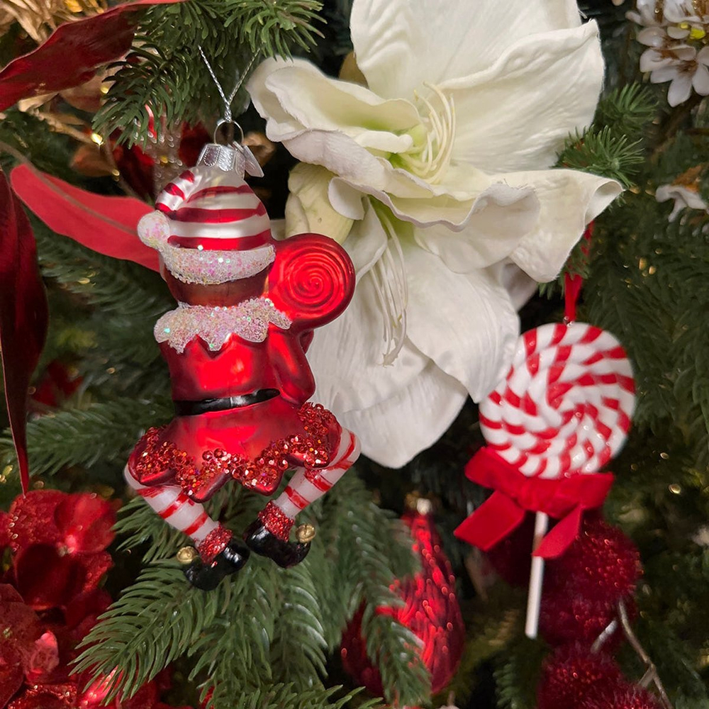 Елочная игрушка Конфетный Эльф, 15.5см, стекло Kurt Adler