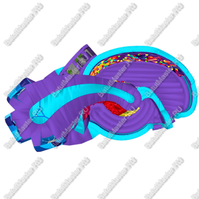Коммерческий надувной батут-скалодром "Подъем"