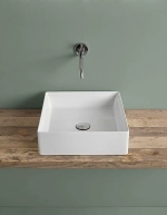 Раковина накладная Artceram Scalino 38 SCL001 05 00 Bianco Matt