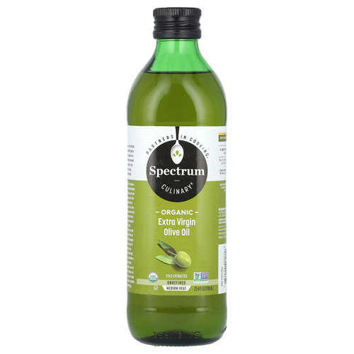 Spectrum Culinary, Органическое оливковое масло холодного отжима, 750 мл (25,4 жидк. унц.)