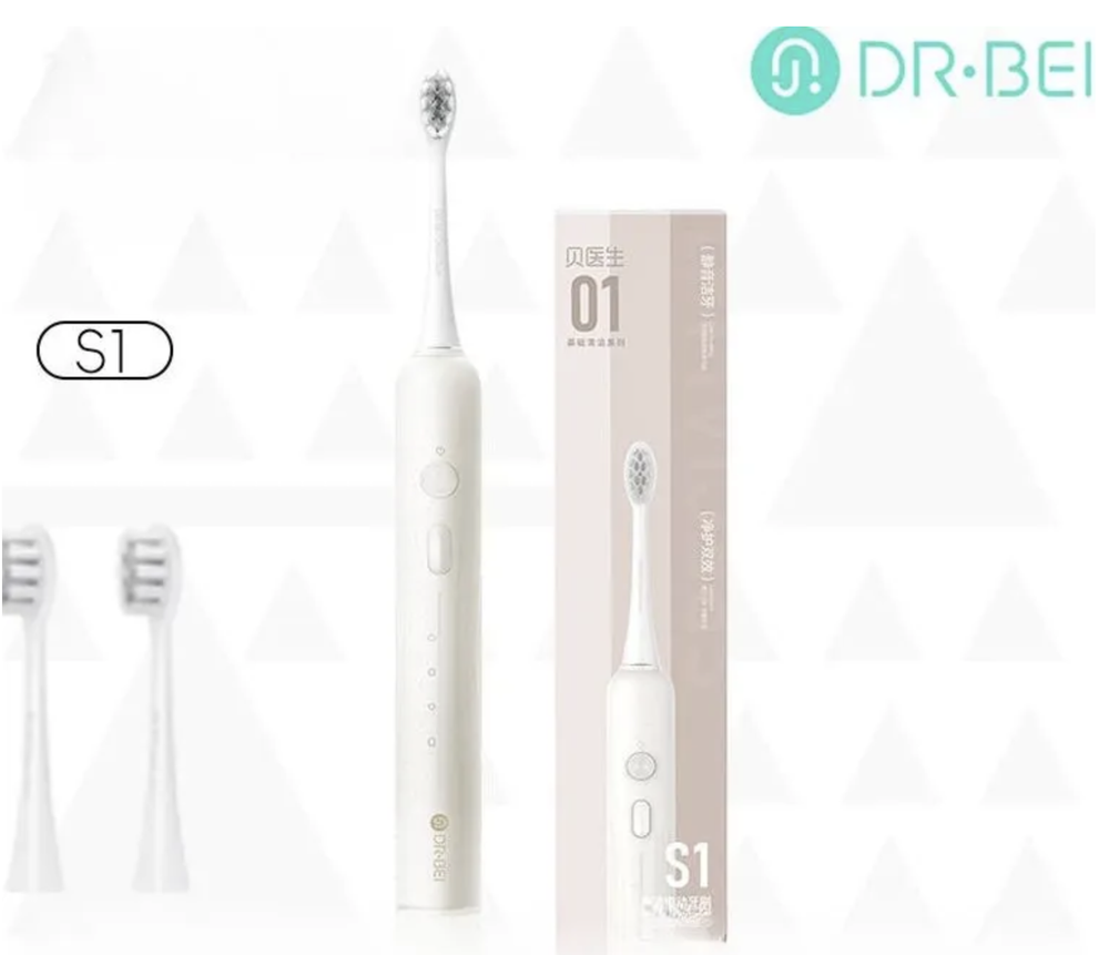 Щетка зубная электрическая Xiaomi Dr.Bei Sonic Electric Toothbrush S1, белый