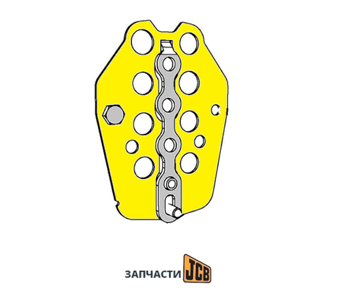 Пластинчатая переборка JCB 333/C2548