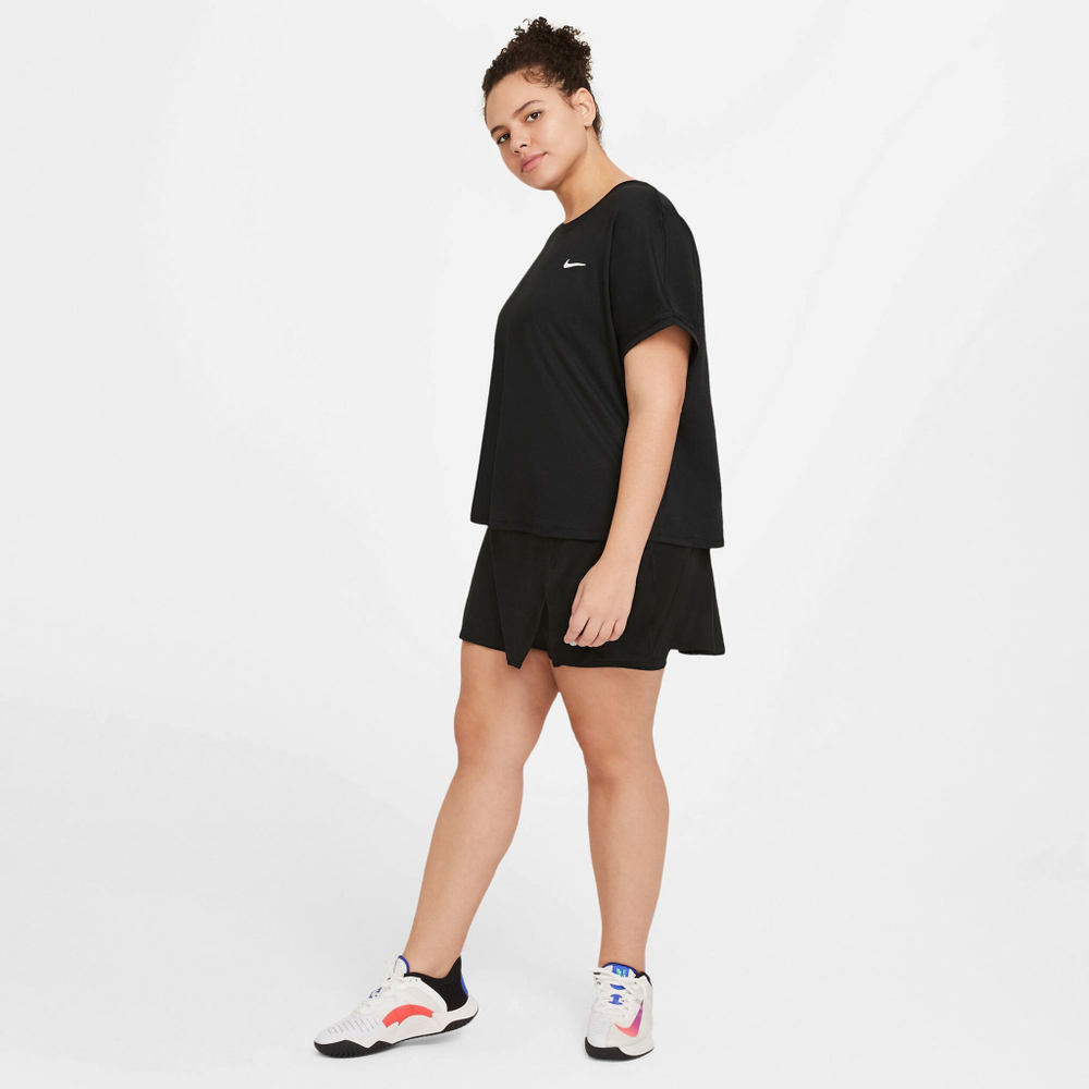 Женская теннисная юбка Nike Court Victory STR Plus Size Skirt Women - Black, White