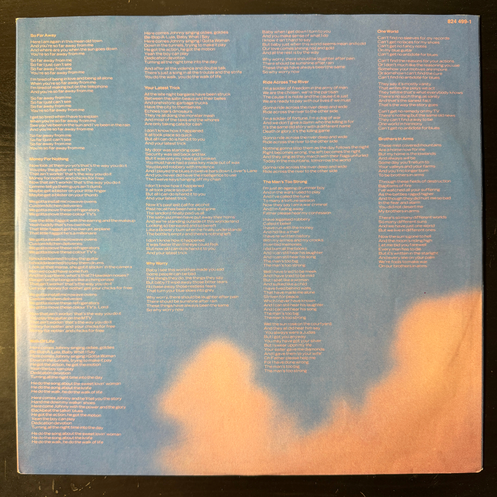 Dire Straits - Brothers In Arms (Европа 1985г.)
