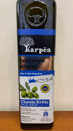 Оливковое масло  Karpea CHANIA P.G.I. - Crete  Extra Virgin, 0.5 л, Греция