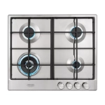 DeLonghi Газовая варочная панель SLF 460 LX RUS