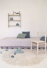 Стираемый коврик Nattiot Gabrielle (Ø110 см), хлопок, бежевый