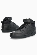 Кроссовки Nike Court Borough Mid 2 Junior - черный