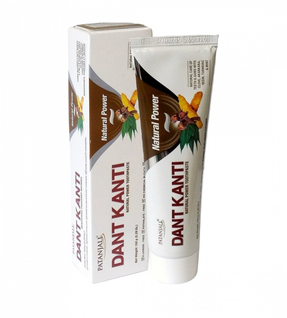 PATANJALI Dant Kanti Natural Power Toothpaste  Зубная паста аюрведическая на травах Дент Канти 150г