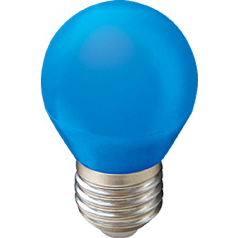 Лампа светодиодная ЭРА STD ERABL45-E27 E27 / E27 1Вт шар синий для белт-лайт | Лампы светодиодные Белт-Лайт