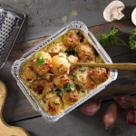 Алюминиевая форма L-край - 150 х 124 х 44 мм, 490 мл (50шт)