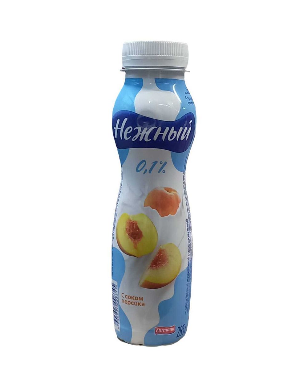 Йогурт "Кампина нежный" персик 285г