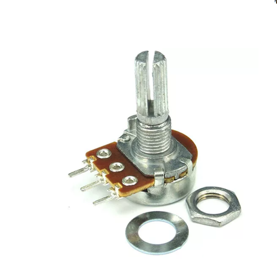 Потенциометр линейный одноповоротный WH148 250КОм