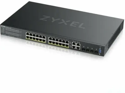 Сетевое оборудование ZYXEL GS2220-28HP-EU0101F NebulaFlex Pro Коммутатор 28G 24PoE+ 375W управляемый