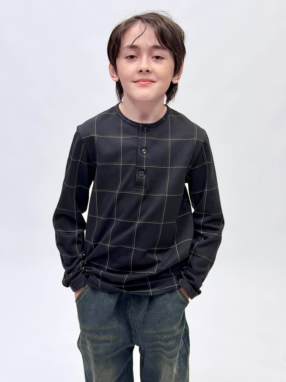 Джемпер трикотажный для мальчика 9-18 лет Fleur de Vie