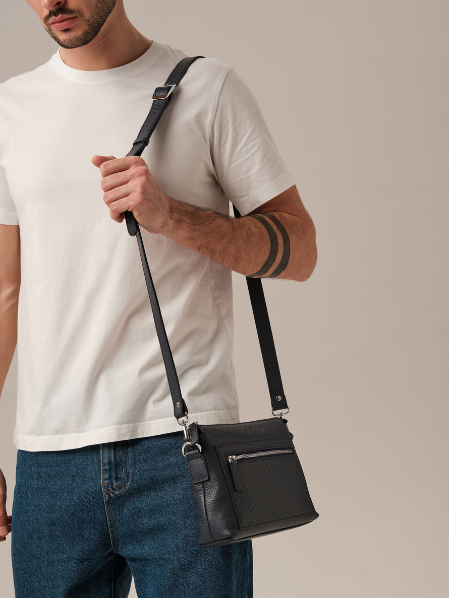 Мужская сумка кроссбоди DBR 7131 черный