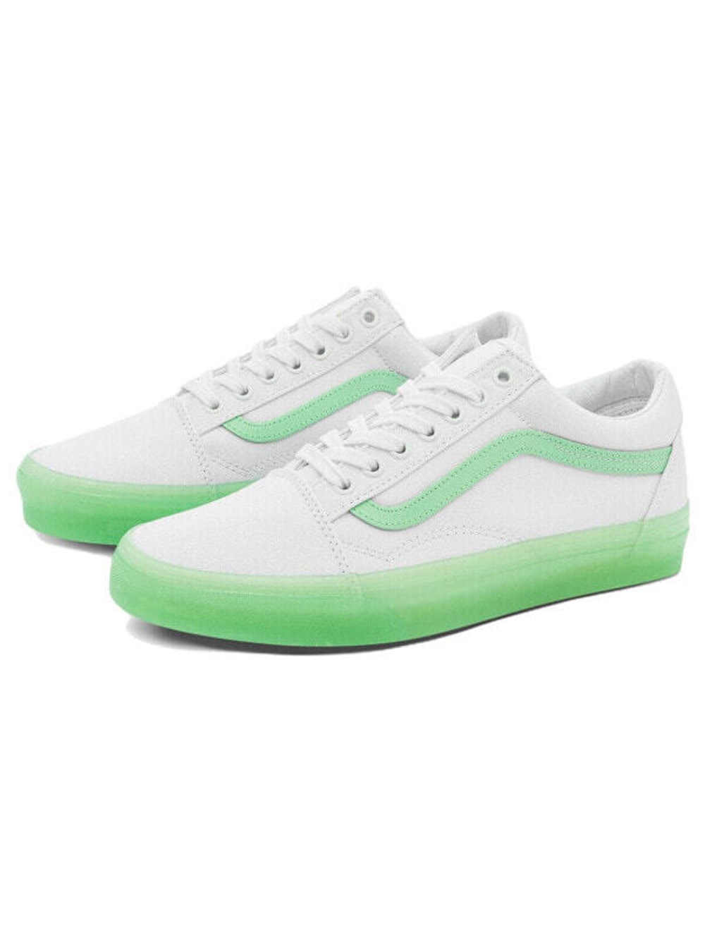 Vans Skate White Green
