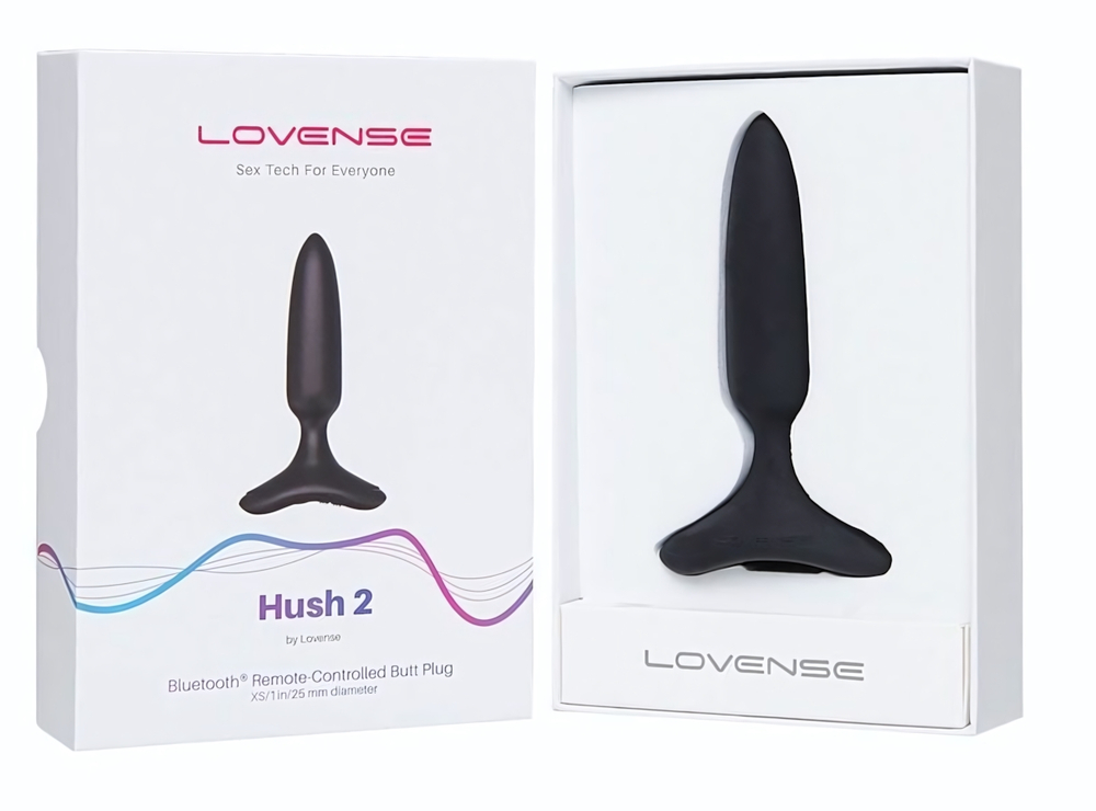 Черная анальная вибропробка HUSH 2 Size S - 12,1 см. (Цвет: черный)