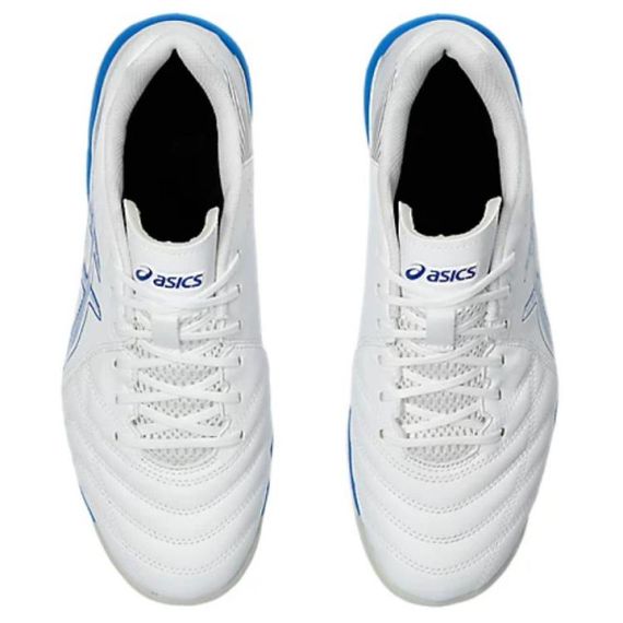 Asics Calcetto Футбольные бутсы Низкие Белые и синие Мужские