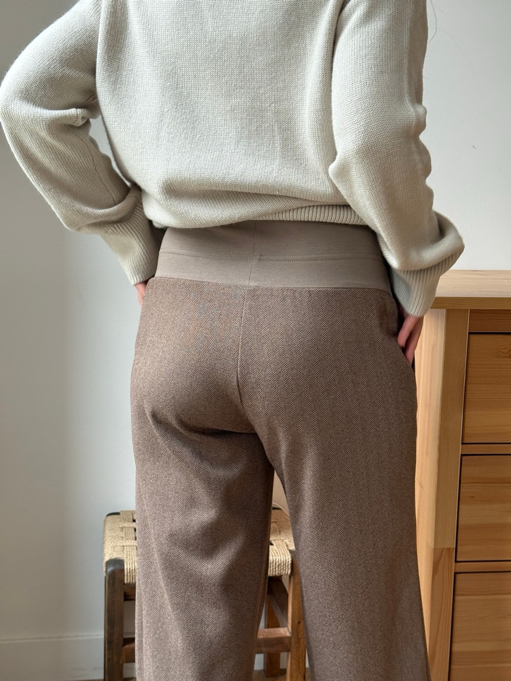 Брюки Soul теплые для беременных, Шоколад