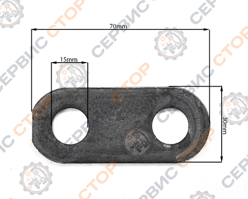 Пластинка для Бинокля транспортера к картофелекопалке Z-609