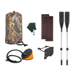 Лодка надувная для рыбалки Тонар Шкипер А280 надувное дно зеленый