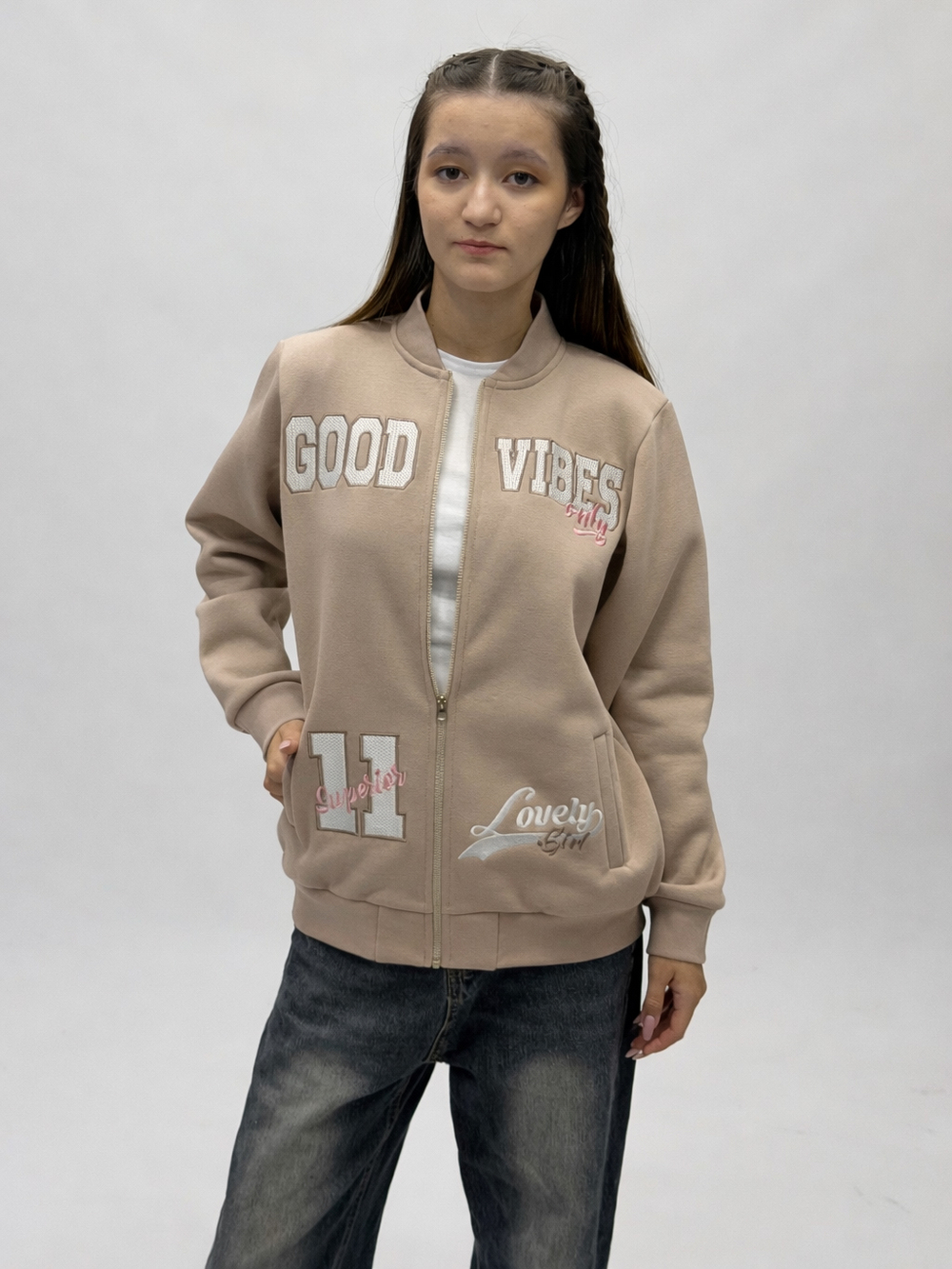 Толстовка трикотажная для девочки 10-18 лет Fleur de Vie