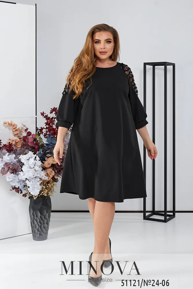 Платье 24-06-Черный Minova