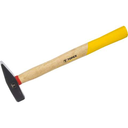 Столярный молоток TOPEX с рукояткой из ясеня, 300 г 02A403