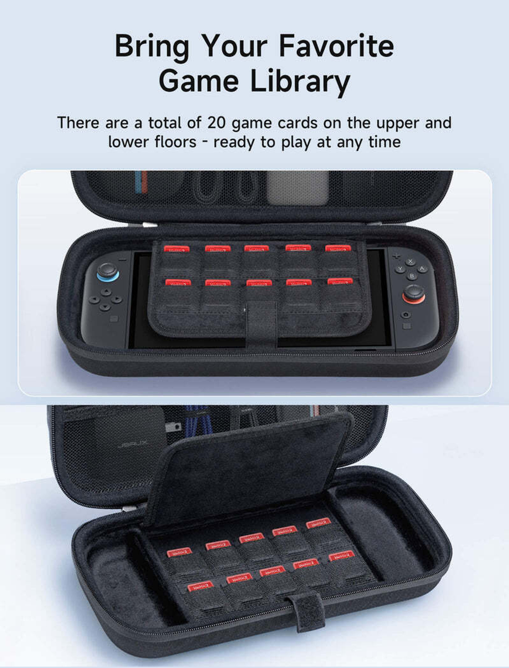 Чехол MegaCarry JSAUX BG0122 для Switch 2, черный
