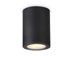 Светильник накладной TN22799 BK черный IP44 GU10 max 12W D65*90