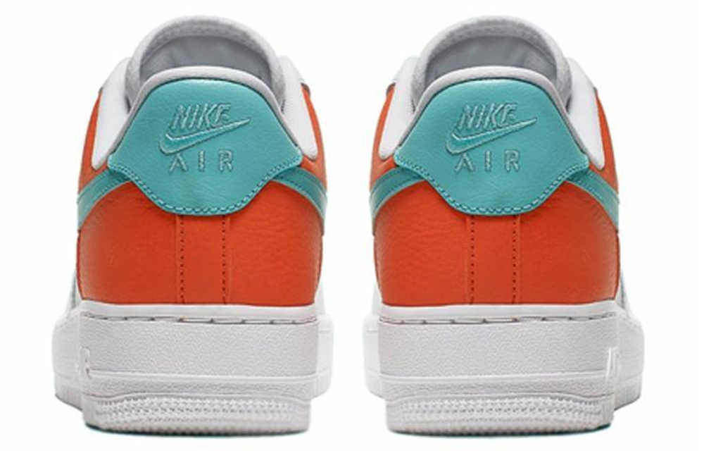 Кроссовки Nike Air Force 1 White Aqua Clay (Женская размерная сетка)