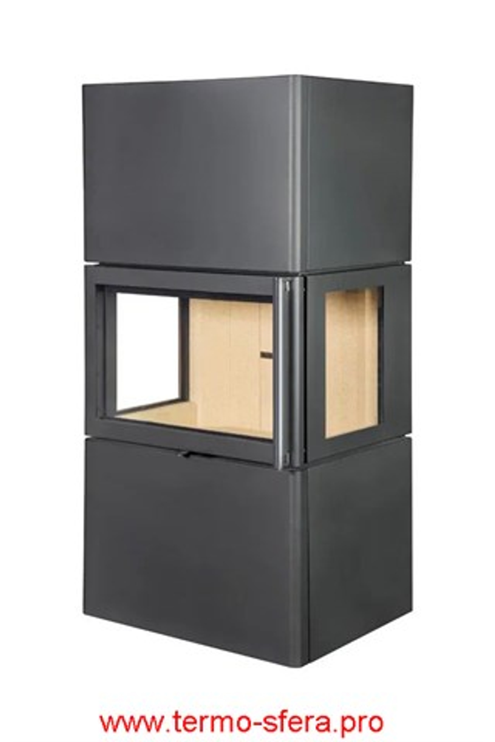 Камин КРИТ черный