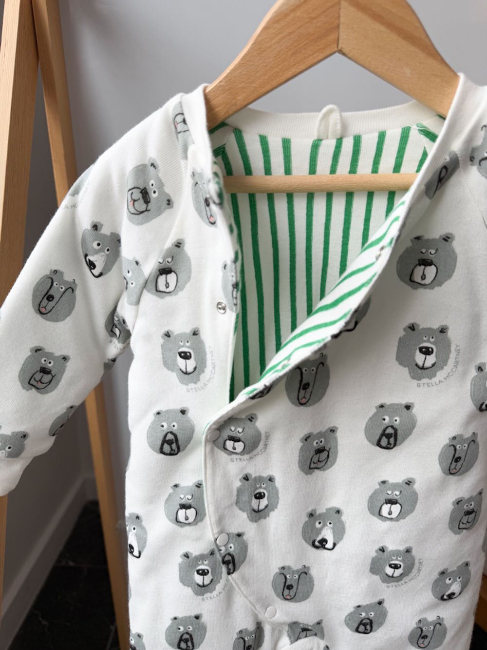 Хлопковый комбинезон-слип Stella McCartney, 68