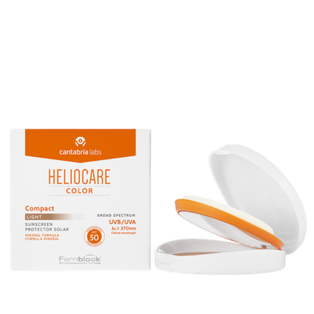 Cantabria Labs HELIOCARE oil-free compact SPF50+ Крем-пудра компактная (бежевая) 10g