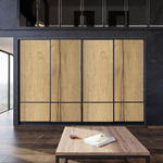 Дверь-купе ARISTO С, ЛДСП EGGER, профиль черный матовый 3