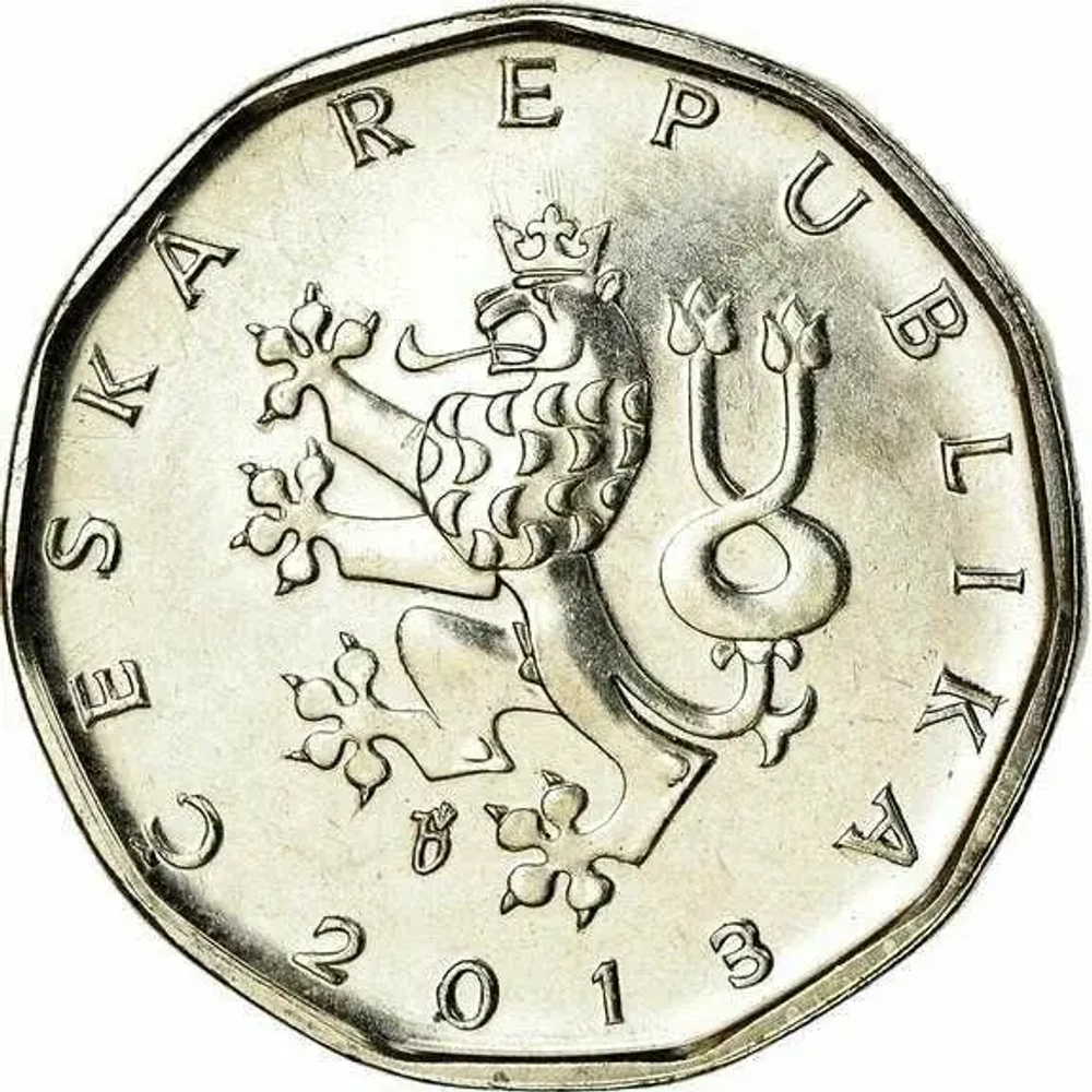 Монета 2 кроны 1996г., Чехия