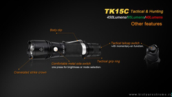 Фонарь TK15UE2016bk CREE XP-L HI V3 LED Ultimate Edition