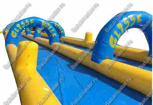 Надувная прямая водная горка «Водопад эмоций», 50*4*5,5 м