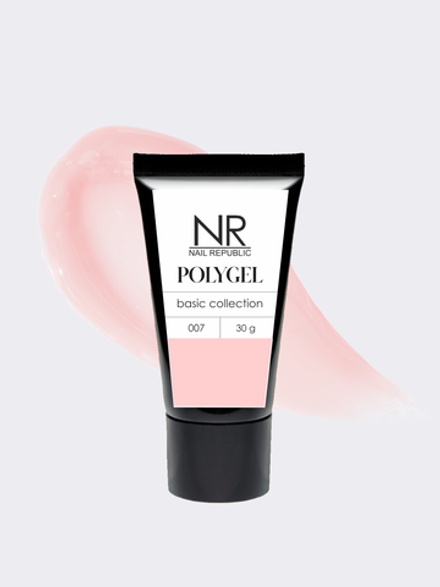 NR PolyGel полигель для наращивания ногтей № 007, 30 гр