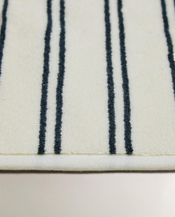 Zara Home коврик для ванной из хлопка, экрю, в полоску, 60x90 см