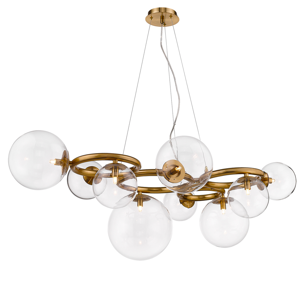 Люстра P68092-9 brass