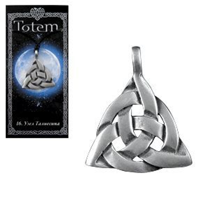 Амулет Totem № 16 Узел Талиесина, английское олово