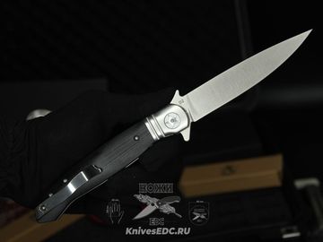 Складной нож REPTILIAN НКВД-01-1 c клинком из стали D2, рукоять G10